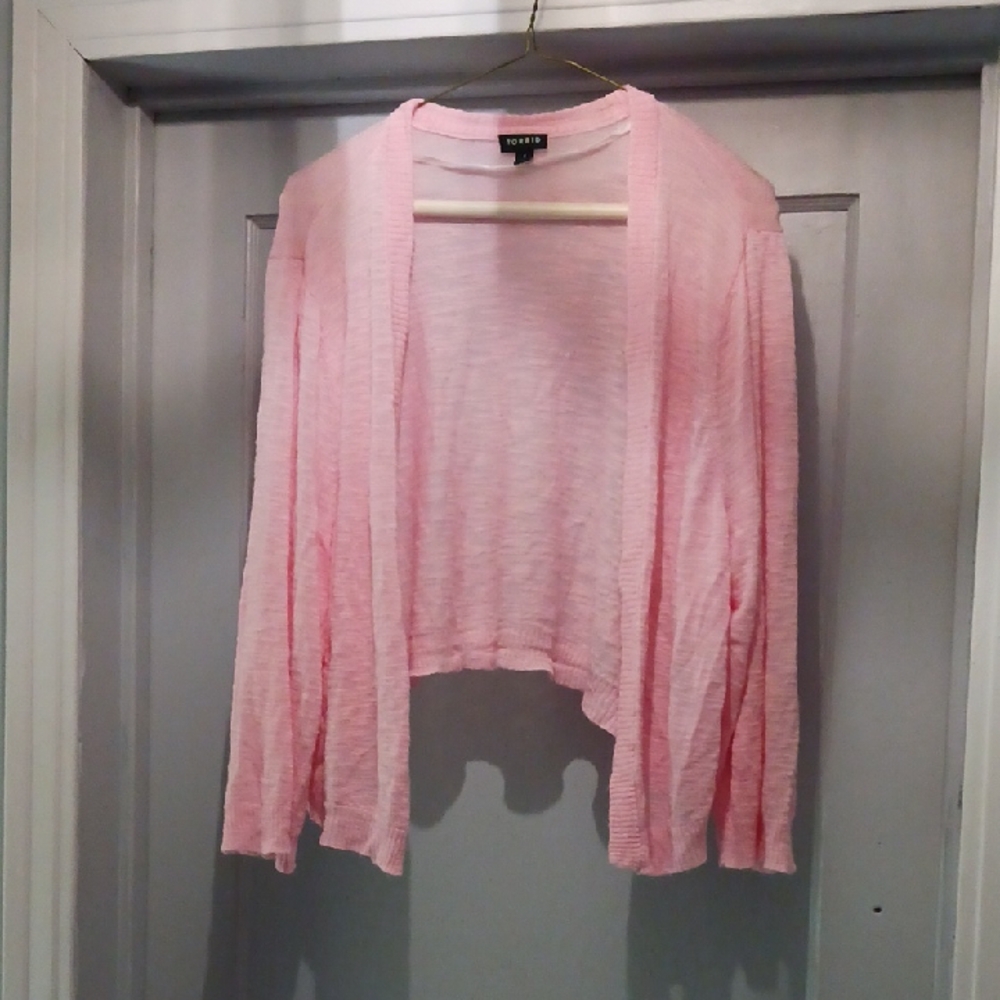 Torrid Soft Pink Women's Cardigan